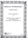 Morceaux symphonique for trombone (baritone) and piano
