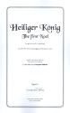 Heiliger Knig fr gem Chor und Klavier Chorpartitur (dt/en)