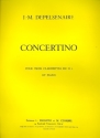 Concertino pour 3 clarinettes et piano parties