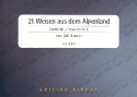 21 Weisen aus dem Alpenland: fr 2 Posaunen Partitur und Stimmen