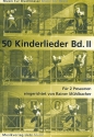 50 Kinderlieder Band 2: fr 2 Posaunen Spielpartitur