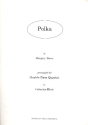 Polka for 4 double basses score and parts