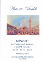 Konzert e-Moll RV277 op.11,2  fr Violine und Streicher fr Violine und Klavier