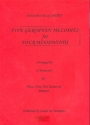 5 Melodies for 4 woodwinds score and parts