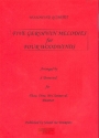 5 Melodies for 4 woodwinds score and parts