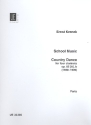 Country Dance op.85,b fro 4 clarinets parts