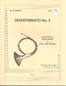 Divertimento no.4 for 3 horns score and parts