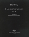 6 Moments musicaux op.44 fr Streichquartett Partitur