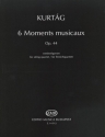 6 Moments musicaux op.44 fr Streichquartett Partitur
