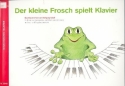 Der kleine Frosch spielt Klavier