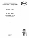 Fabliau pour saxophone alto et piano