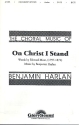 On Christ I stand for mixed chorus and piano score