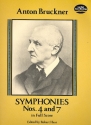 Symphonies nos.4 and 7 for orchestra score