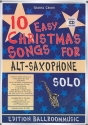 10 easy Christmas Songs (+CD) fr Altsaxophon und Klavier