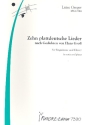 10 plattdeutsche Lieder fr Gesang und Klavier