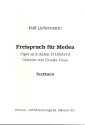 Freispruch fr Medea Libretto