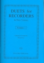 Recorders Duets vol.1  for 2 recorders score