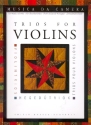 Trios for violins score and parts