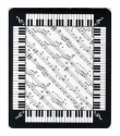 Mousepad Keyboard black and white
