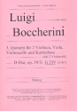 Quintett D-Dur op.39,3 G339 fr 2 Violinen, Viola, Violoncello und Kontrabass Partitur
