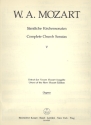 Kirchensonate C-Dur KV263 fr 2 Violinen, 2 Trompeten, Orgel, Violoncello und Ba,  Orgelstimme