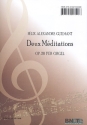 2 Mditations op.20 fr Orgel