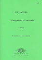 O Numi eterni HWV145 for soprano and Bc