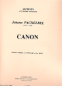 Canon pour orchestre  cordes et clavecin partition et parties (clavecin-2-2-2--3-2-1)