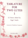 Tablature vol.1 for 2 lutes parts