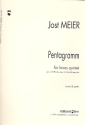 Pentagramm fr 2 Trmopeten, Horn in F, Posaune und Tuba Partitur und Stimmen