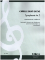 Sinfonie c-Moll Nr.3 op.78 fr Orgel und orchester fr Klavier zu 4 Hnden Partitur