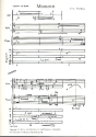 Momenti for mixed chorus, violin, piano and percussion score