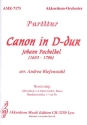 Kanon D-Dur fr Akkordeonorchester Partitur