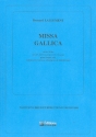 Missa gallica fr Soli, gem Chor und Instrumente Klavierauszug