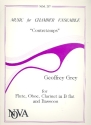 Contretemps for flute, oboe, clarinet and bassoon score and parts