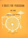 5 Solos for percussion and piano