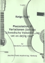 Piazzolation III  und  Variationen über das schwedische Volkslied Jag vet en dejlig rosa für Mandoline und Gitarre,  Partitur und Stimmen