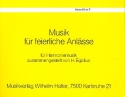 Musik fr feierliche Anlsse fr Blasorchester Horn 4 in F