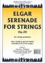 Serenade for Strings op.20 for string orchestra score and (4-4-3-4-2)