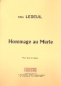 Homage au Merle pour flute et piano