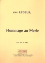 Homage au Merle pour flute et piano