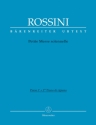 Petite Messe solennelle  fr Soli, 2 Klaviere, gem Chor und Harmonium Klavier 1 und 2