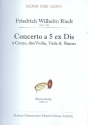 Concerto a 5 ex Dis fr Horn in Es und Orchester fr Horn in Es und Klavier