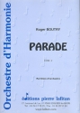 Parade pour orchestre d'harmonie partition et parts