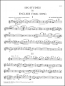 6 Studies in English Folk Song for alto saxophone
