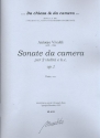 Sonate da camera op.1 per 2 violini e Bc partitura i parti (Bc non realizzato)