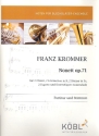 Nonett op.71 fr 2 Oboen, 2 Klarinetten, 2 Hrner in Es, 2 Fagotte und Kontrafagott (Kb),   Partitur und Stimmen