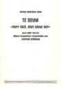 Te Deum nach BWV725 fr 2 5-stimmige Blsergruppen Spielpartitur