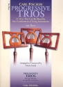 Progressive Trios  for string instruments bass score
