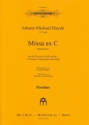 Missa ex C SheHa42C fr gem Chor, 2 Violinen, Violoncello und Orgel (Soli ad lib) Partitur